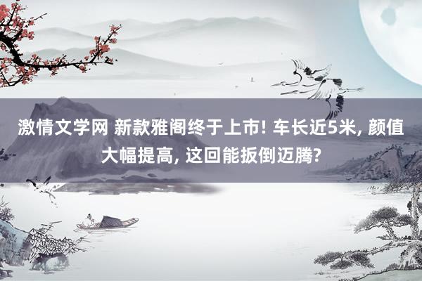 激情文学网 新款雅阁终于上市! 车长近5米, 颜值大幅提高, 这回能扳倒迈腾?